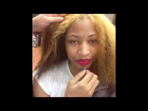 how to dye natural red hair blonde