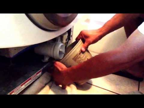 how to remove drain pump whirlpool duet