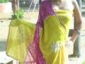 videos de Pink Pure Georgette Bandhej Saree with Blouse