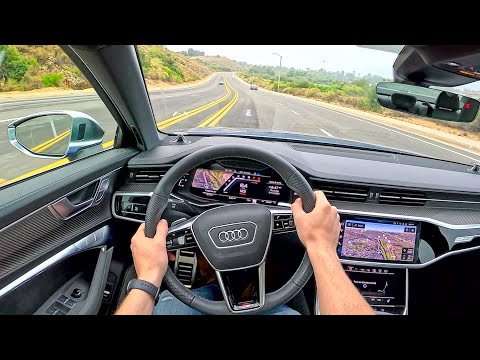 2024 Audi S6 Prestige - POV Test Drive (Binaural Audio)