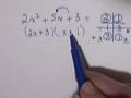 factor a trinomial using the criss-cross method