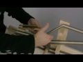 Weaving on an Inkle Loom at Jas Townsend and Son