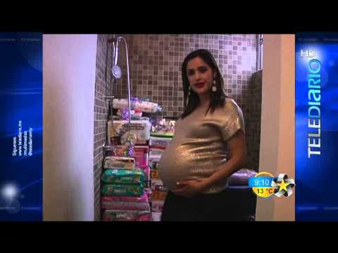 Landeros - La conductora de Multimedios Televisión abra las puertas de su casa, para compartir con los televidentes, los preparativos para la llegada de su tercera hija.