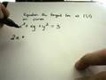 More! Implicit Differentiation Examples