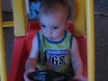 Noah watches Roary the racing car