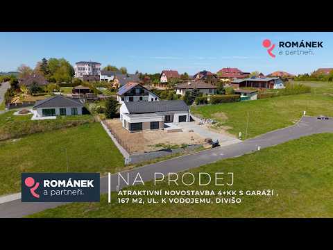 Video Na prodej atraktivní novostavba 4+kk, 167m2, ul. K Vodojemu, Divišov