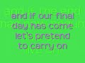 Tokio Hotel- Final Day lyrics