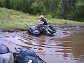 ATV VTT Beauport Beach Mud show #1