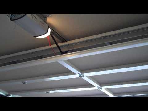 how to screen in a garage door