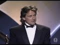 marlee matlin presenting michael douglas with the best actor oscar� for his performance in 