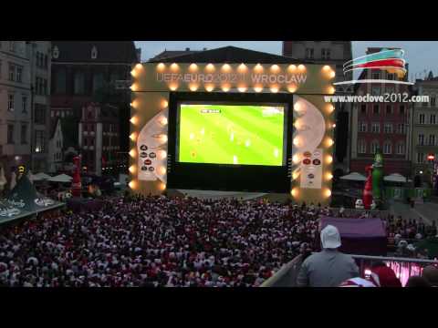 Polska-Rosja: Strefa Kibica we Wrocławiu Video