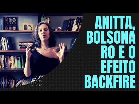 Anitta, Bolsonaro e o Efeito Backfire.