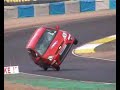 Ford fiesta st on two wheels