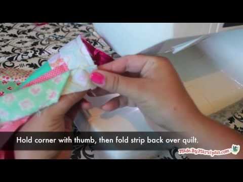 how to attach the binding to a quilt