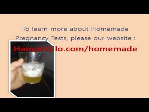 how to homemade pregnancy test