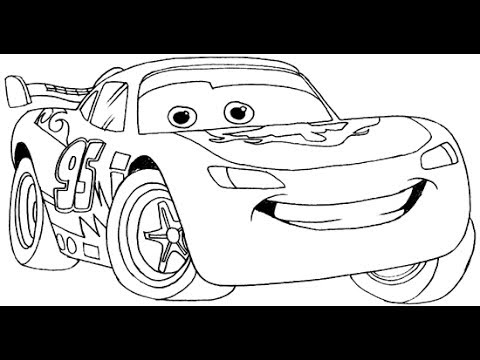 how to draw mcqueen