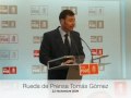 Rueda de Prensa Tomás Gómez