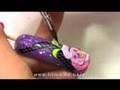 Acrylic nail sculpting (Garden of roses)
