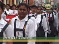 JUVENTUD TACNEÑA LE RINDIÓ HOMENAJE A TACNA