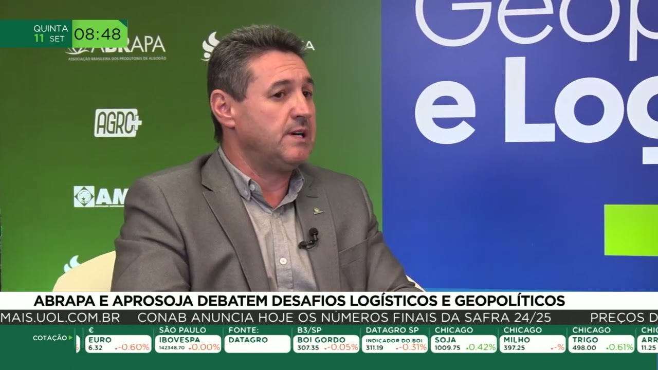 Abrapa e Aprosoja debatem desafios logísticos e geopolíticos