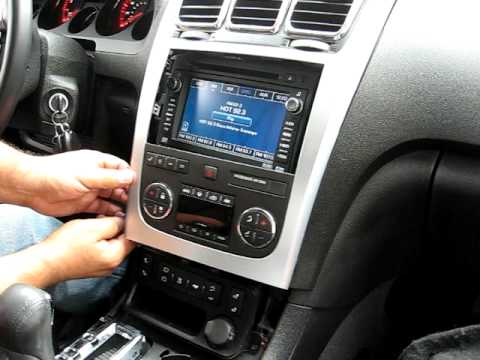 How to Remove Radio / Navigation / DVD from 2008 GMC Acadia Radio for Repair