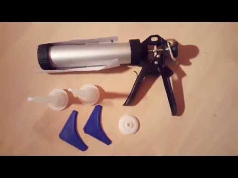 Powerfix Profi Kartuschenpistole Silikon Kartuschenpresse cartridge caulking gun - [Unboxing! 4K]