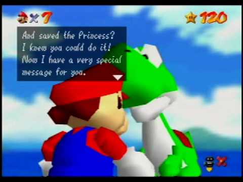 how to be yoshi in super mario 64