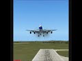 flight simulator 2004 manchester airport landings