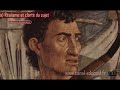 le st-s�bastien de andrea mantegna, conserv� au louvre, est un chef d'oeuvre de la renaissance italienne. une observation attentive permet de rep�rer quelques caract�ristiques du style renaissance. le tableau est construit comme une fen�tre donnant sur une sc�ne r�elle, respectant les lois de la perspective et tirant parti de l'�tude scientifique de la nature. mais la r�ussite du tableau ne se r�duit pas � des caract�ristiques techniques : sa construction particuli�re, la pr�sence de d�tails 