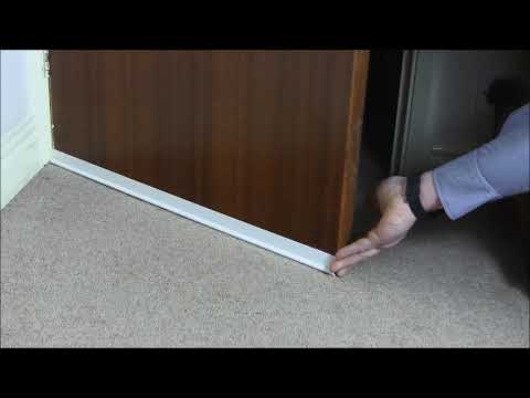 how to make a door draft stopper
