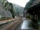 土讃線　坪尻駅　キハ185停車