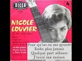 chanson du quatri�me 45 tours de nicole louvier paru en 1958.
henri crolla est � la deuxi�me guitare.

les port�es musicales du refrain et le texte des couplets sont extraits de l'ouvrage de nicole louvier 