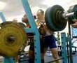 Strongest Woman Monica P:- 200kgs x 2 Squat Traini