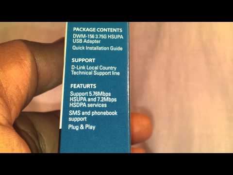 how to use d'link usb modem