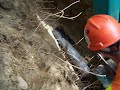 Sliplining small diamater sewer Ted Berry Co