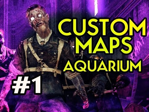 Custom Nazi Zombies Maps: Aquarium w/ Kootra Ep.1 - WHAT A MAN DOES FOR HIS PIZZA Video