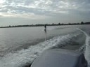 First time wakeboarden