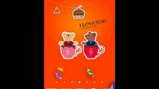 Video review [Kino] Sweet Bear Theme LWP - 1.01