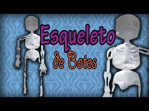 esqueleto - Halloween esta a la vuelta de la esquina y hay que empezar a prepararnos con las decoraciones y que mejor que hacerlas nosotros mismos! y tener un halloween ...