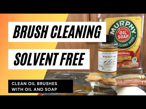 video-linktoworks-How to CLEAN OIL PAINT BRUSHES WITHOUT TURPENTINE or...