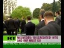 Britain bails out its banks, Medvedev calls for change