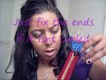Spiral curling hair on flat ironed 3c/4a hair Spiral curling hair on flat ironed 3c/4a hair