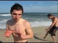 Surf City Trickin' -- Devin, Matt, and I were headed to Surf City Beach on a random call. So we went cause we never tricked on the beach before. So we went, and learned that the beach is a challenge to trick on and needed ALOT more practice before going again. Devin, Matt, and
