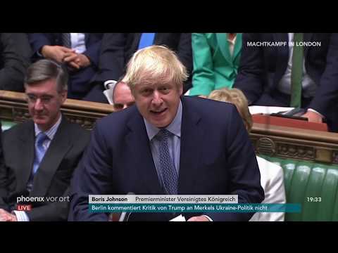Brexit: Rede von Boris Johnson (britischer Premiermin ...