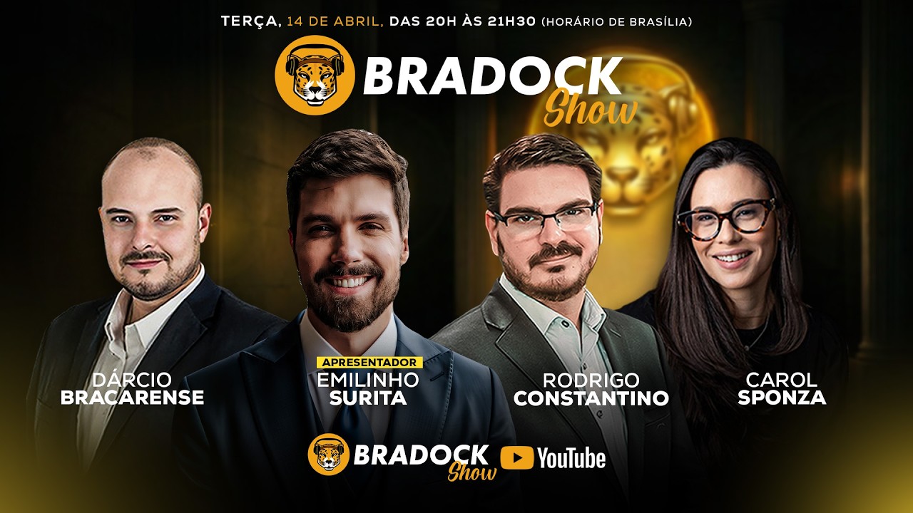 Bradock Show 14/04/26 - Rodrigo Constantino, Emilinho Surita, Carol Sponza e Dárcio Bracarense