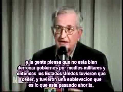 Noam Chomsky pronostica Intervención Militar EstadoUnidense en LatinoAmerica