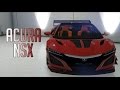 Acura NSX 2015 для GTA 5 видео 9