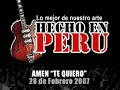 te quiero  echo en el peru    amen