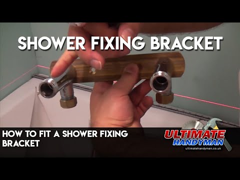 how to fit a b&q shower tray