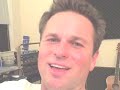 Sam Harris works on his new CD